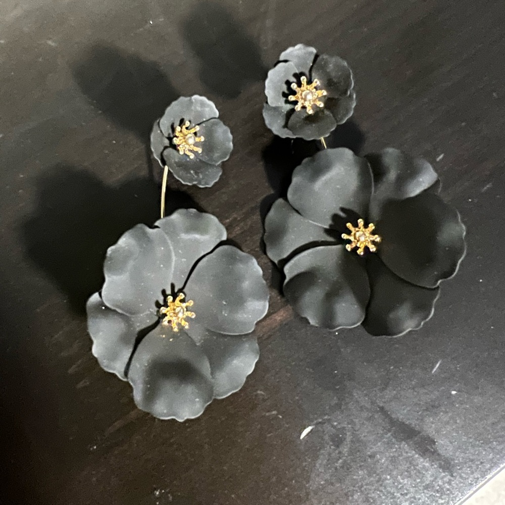 Anthropologie flower earrings